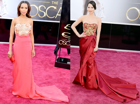 Olivia Munn, Kerry Washington, Oscars 2013 Olivia Munn, Kerry Washington, Oscars 2013